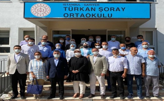 AK Parti Sarıyer'den Türkan Şoray İlköğretim Okulu'na ziyaret