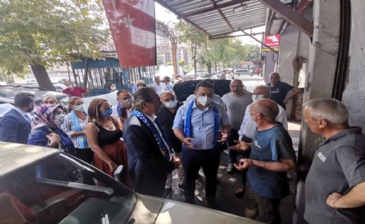 İYİ Parti Eyüpsultan'dan oto sanayi sitesi esnafına ziyaret