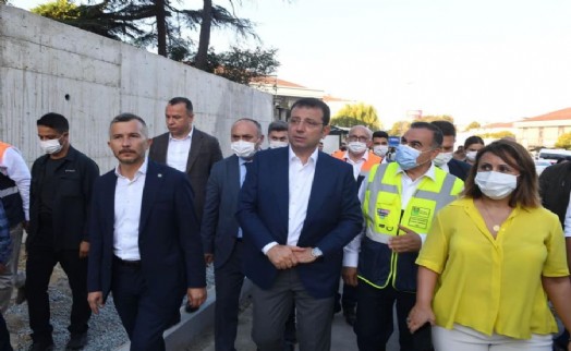 Başkan İmamoğlu, Buruşuk ve Fil, Beşiktaş'taki çalışmaları yerinde inceledi
