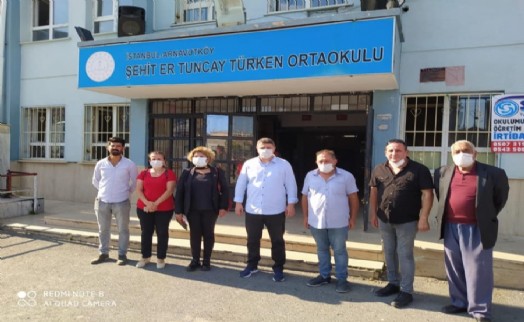 CHP Arnavutköy'den devlet okullarına ziyaret