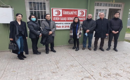 CHP Ümraniye'den Verem Savaş Derneği'ne ziyaret