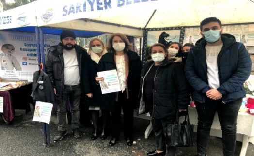 CHP Sarıyer'den minik Egemen'e destek