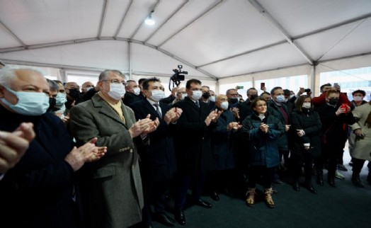 Başkan Hüseyin Kızıldaş Ekrem İmamoğlu'na eşlik etti