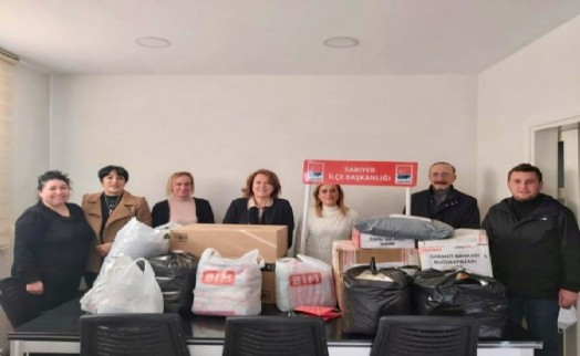 CHP Sarıyer'den Doğu'ya yardım eli