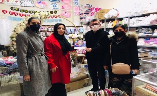 MHP Kağıthane'den esnaflara ziyaret