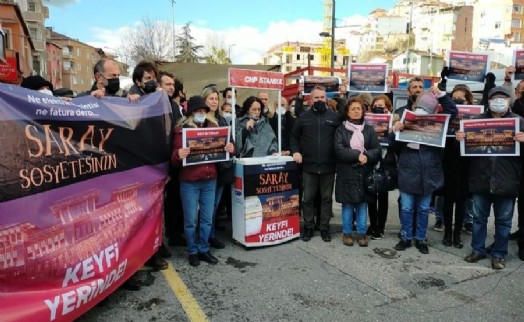 CHP Üsküdar elektrik zamlarını protesto etti
