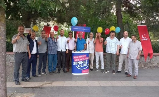 Saadet Partisi Ataşehir sahada