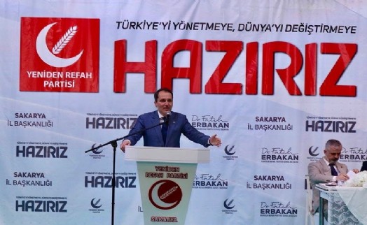 Erbakan ekonominin reçetesini açıkladı ‘Yeniden Refah iktidarında işsizlik yok'