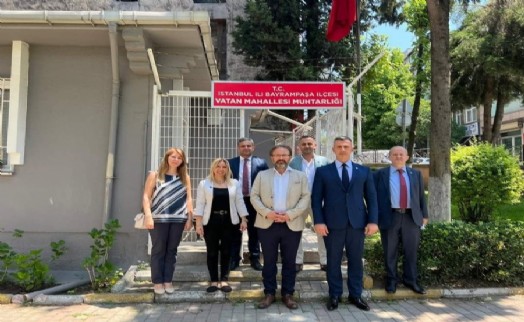 DEVA Partisi Bayrampaşa'dan muhtarlara ziyaret