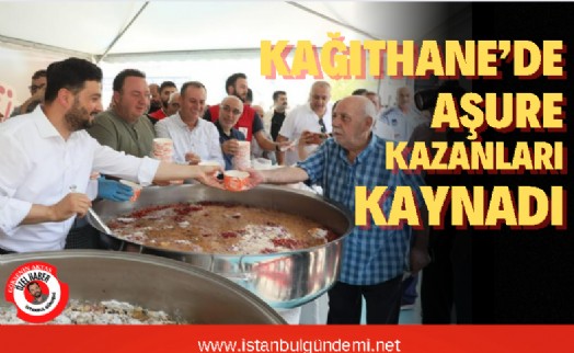Kağıthane Belediyesi'nden vatandaşlara aşure ikramı
