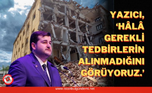 Ömer Faruk Yazıcı, büyük Marmara depreminde hayatını kaybedenleri rahmetle andı