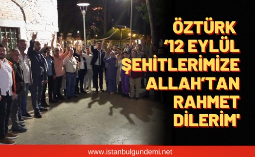 MHP Beşiktaş'tan 12 Eylül ülkücü şehitlerine mevlit!