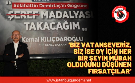 Kılıçdaroğlu'na pankart krizi!
