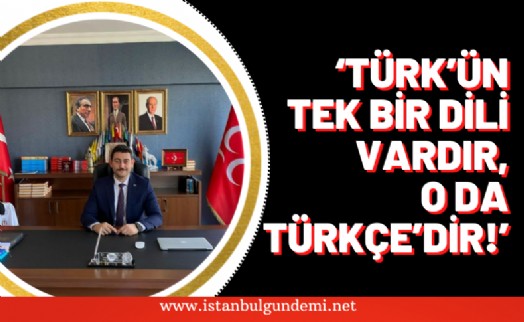 MHP Beşiktaş'tan Türk Dil Bayramı mesajı!