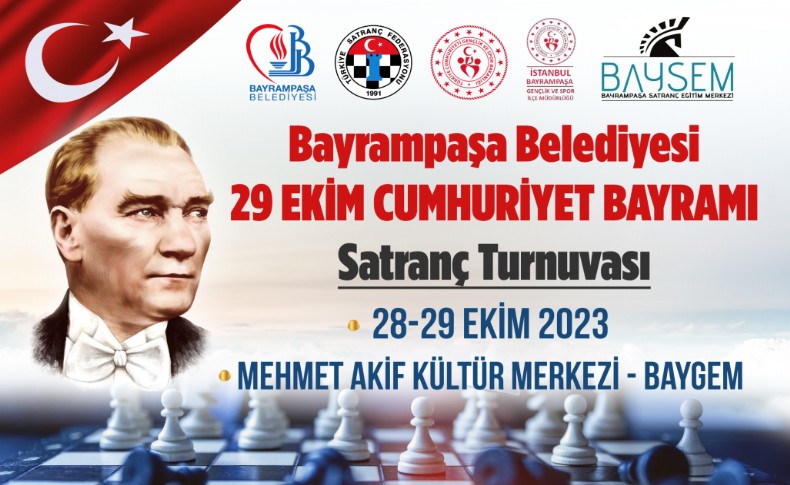 Bayrampaşa Belediyesi’nden Cumhuriyetin 100. yılına özel satranç turnuvası