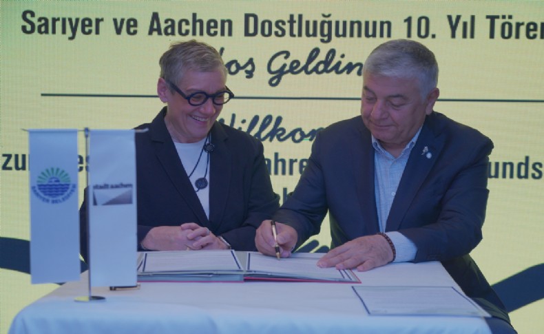 Sarıyer ile Aachen arasındaki gönül köprüsü taçlandı