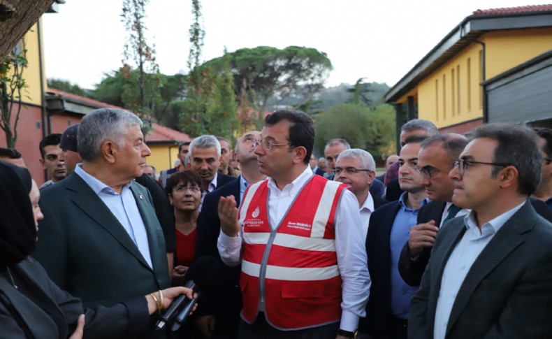 Şükrü Genç ve Ekrem İmamoğlu Büyükdere Fidanlığı’ndaki çalışmaları yerinde inceledi