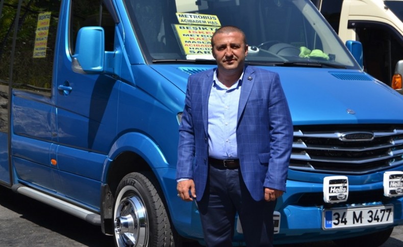 Sarıyerli minibüsçüler hasılatlarını AFAD'a bağışlayacak