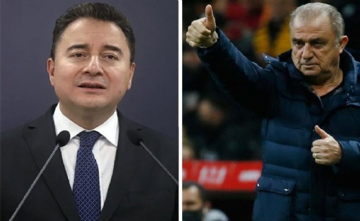 Ali Babacan Fatih Terim'den ilham aldı!