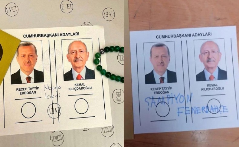 Bilinçsiz taraftarlara büyük tepki! Oy kullanırken...