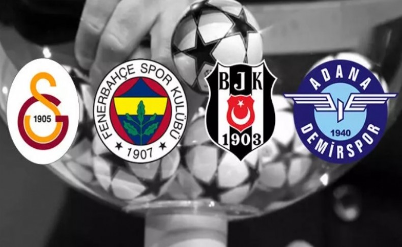 Galatasaray, Fenerbahçe, Beşiktaş ve Adana Demirspor’un Avrupa’daki rakipleri netleşti!