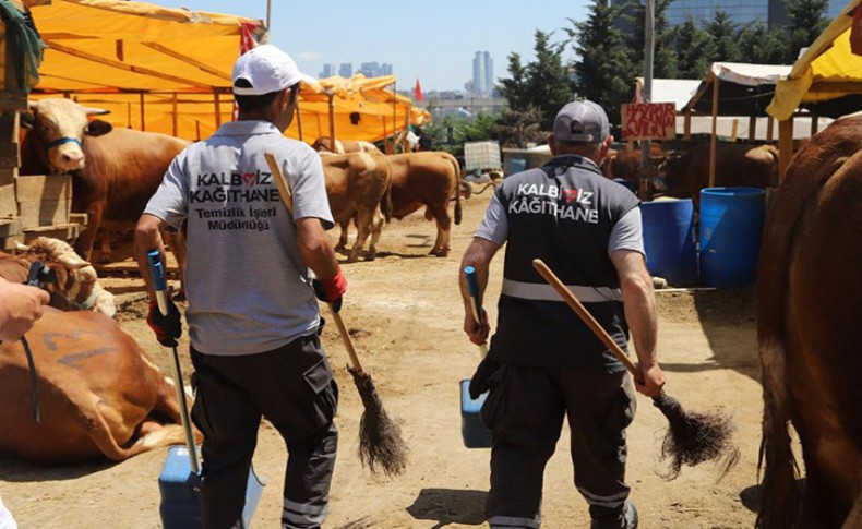 Kağıthane Belediyesi bayram için seferber oldu