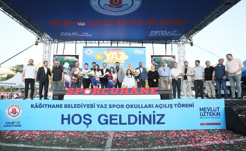 Kağıthane Yaz Spor Okulları bu yıl da kapılarını açtı