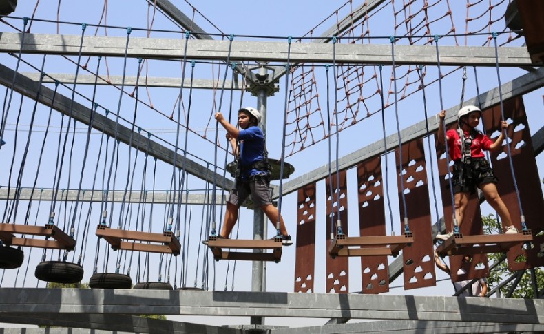 Küçükçekmece'de eğlence ve aksiyonun yeni adresi 'Macera Parkları'