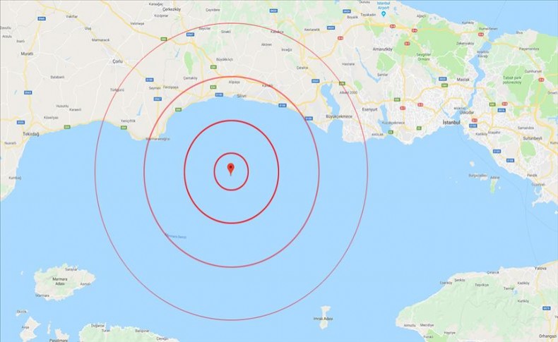 Marmara Denizi'nde korkutan deprem!