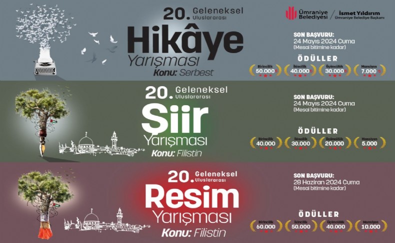 Ümraniye Belediyesi Geleneksel Resim, Hikaye ve Şiir Yarışmaları bu yıl da kapılarını açtı