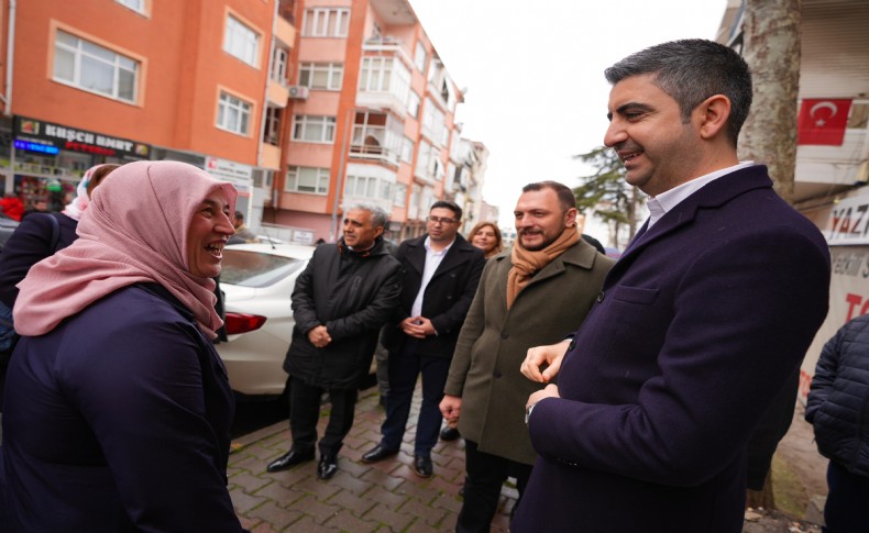 Esnafı ziyaret eden Başkan Gökhan Yüksel’e samimi karşılama